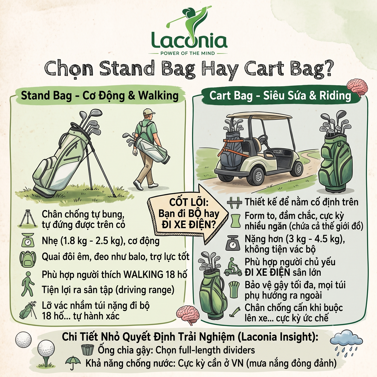 túi gậy golf